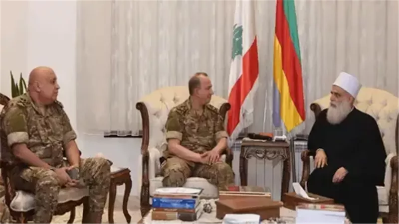 لقاء شيخ دروز لبنان