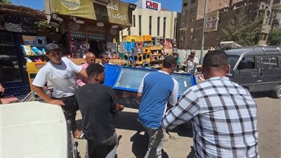 رفع 750 حالة إشغال وتعدٍ على الطريق العام في حملة مكبرة بالجيزة