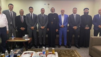 مرشح مستقبل وطن محمد رزق يزور كنيسة العذراء والبابا كيرلس في شبرا