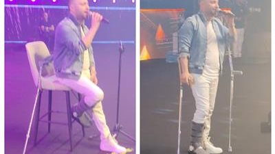 حسام حبيب يكشف عن لقطات عن حفله بالسعودية ويوجه رسالة لـ تركي 