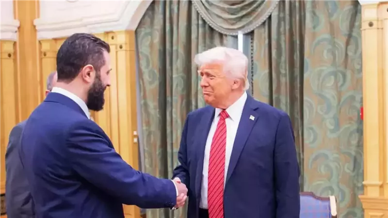 ترامب وأحمد الشرع