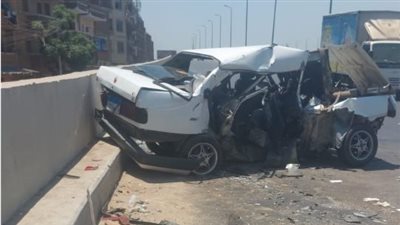 «مشهد صادم».. مصرع وإصابة 10 أشخاص بسبب سيارة تسير عكس الاتجاه بطريق المنصورة
