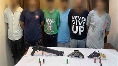 خلافات الجيرة تتحول إلى مشاجرة مسلحة بشبرا الخيمة والأمن يضبط المتهمين