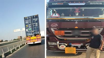 القبض على سائق نقل متهور بالطريق الإقليمي في الدقهلية |فيديو