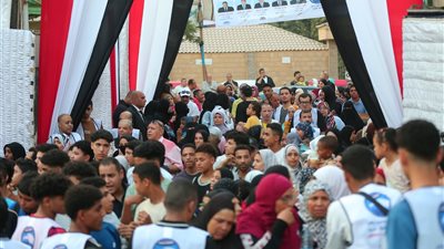 وصول النائب إيهاب غطاطي لمؤتمر أمانة الجيزة لـ تأييد مرشحي حزب مستقبل وطن