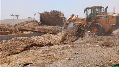 8 حالات تعدٍ تمت إزالتها في حملة موسعة بمدينة فايد بالإسماعيلية