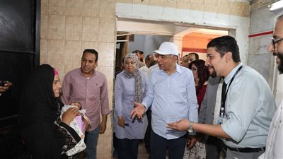 محافظ المنيا يتفقد أعمال توسعة مستشفى أبوقرقاص الجديد