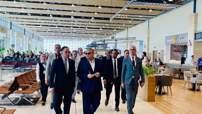 العليا للتفتيش الأمني والبيئي تتفقد مطارات برج العرب والعلمين ومرسى مطروح 