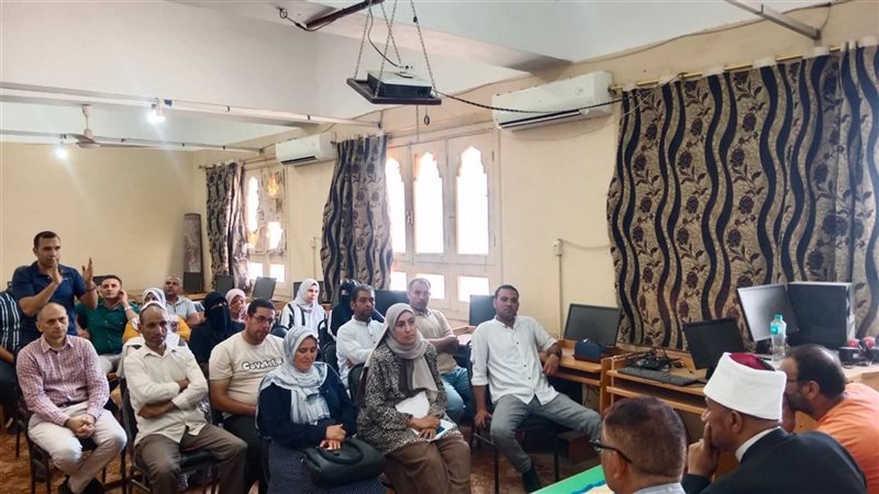أثناء الاجتماع بمنطقة