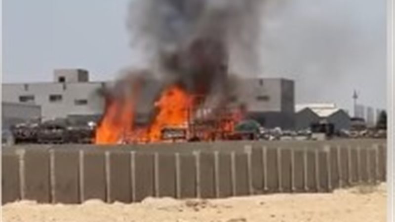 اثار الحريق