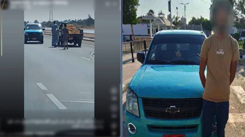 السائق والسيارة