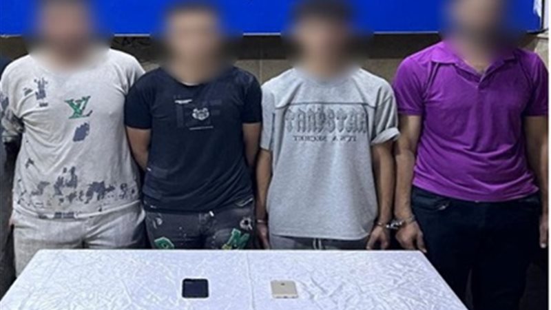 المتهمون عقب القبض
