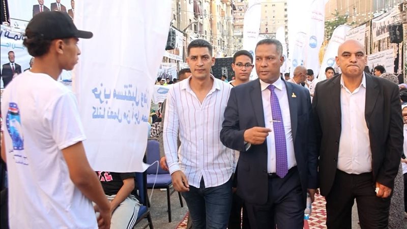 محمد حمزة خلال مسيرة