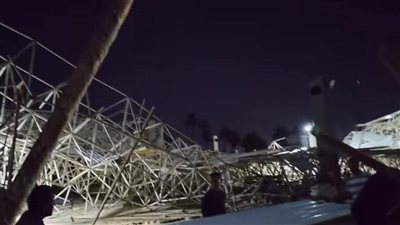 إصابة ٤ عمال في انهيار سقف مجمع نجع حمادي الجديد بقنا