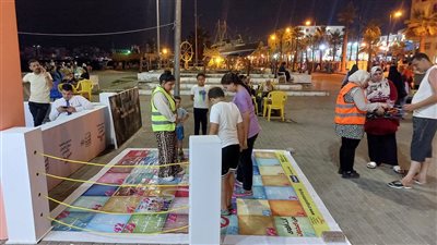 انطلاق فاعليات بيت التطوع برأس البر بأنشطة توعية وتفاعل جماهيري واسع