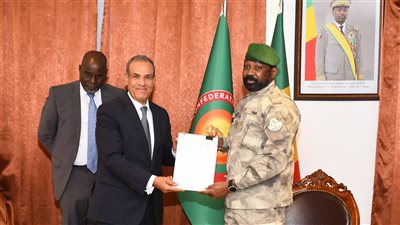 وزير الخارجية يلتقي رئيس جمهورية مالي ويسلم رسالة خطية من رئيس الجمهورية