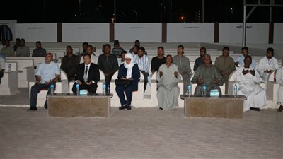 رئيس جامعة جنوب الوادي يشهد حفل تأبين عامل بادارة الامن الجامعى  بدار مناسباته