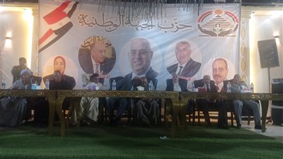 مؤتمر جماهيري حاشد بقنا لدعم مرشحة الجبهة الوطنية وفاء رشاد في انتخابات الشيوخ