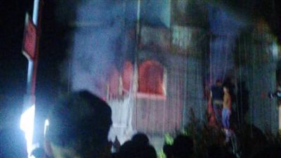 أدخنة كثيفة.. الحماية المدنية تسيطر على حريق مطعم بسوهاج