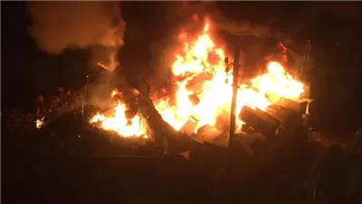 قفزت من الطابق الرابع هربا من النيران.. ماذا حدث لفتاة المنيب؟ 