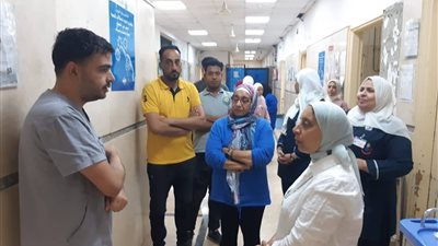 وكيل وزارة الصحة بالإسماعيلية تتفقد مستشفى الحميات لمتابعة سير العمل