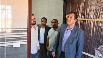 مسئولو جهاز العاشر من رمضان يتفقدون تنفيذ مدرسة النيل الدولية وامتداد الموقف 