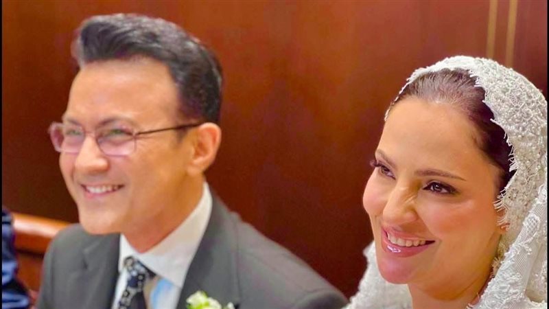 محمد سعيد محفوظ وزوجته