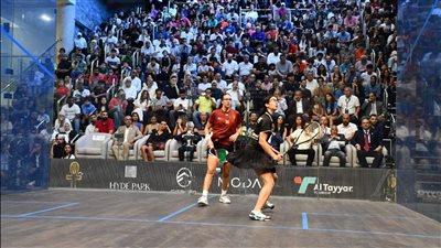 وزير الشباب والرياضة يشهد ختام منافسات الفردي ببطولة العالم للناشئين للاسكواش 