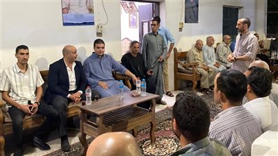 أهالي «شبرا العنب» يستقبلون محمد مصطفى لطفي بحفاوة وترحاب | صور 