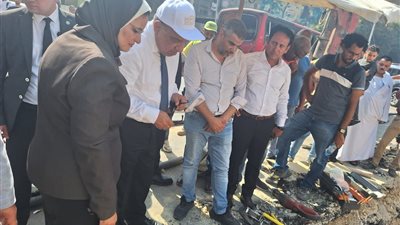 وزير الكهرباء يصل موقع إصلاح عطل كابل محطة مترو ساقية مكي بالجيزة