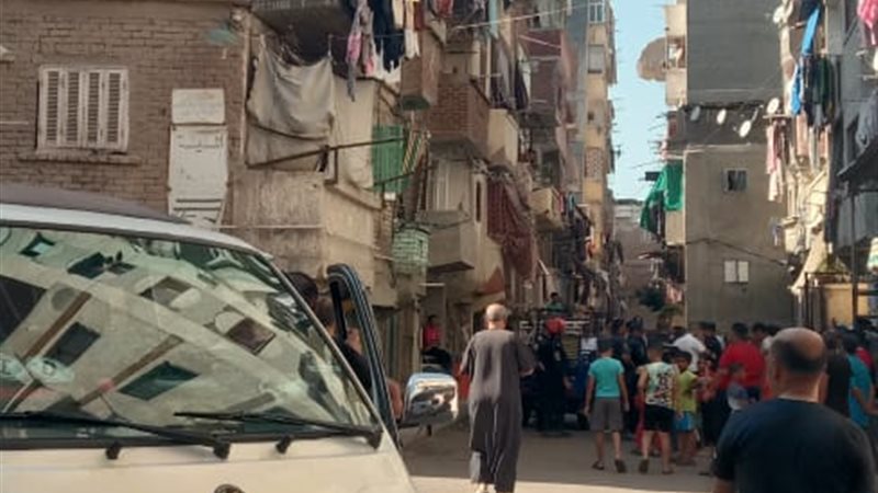 انهيار عقار بالإسكندرية