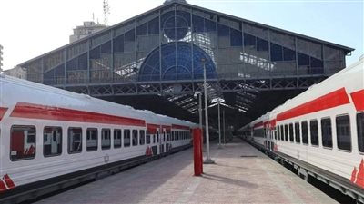 اصطدام قطار ركاب مطروح بآخر بضائع بمحطة المكس بالإسكندرية