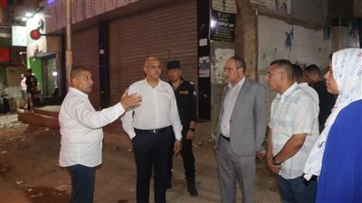 محافظ القليوبية في جولة مفاجئة لمتابعة أعمال النظافة ورفع الإشغالات بالخانكة