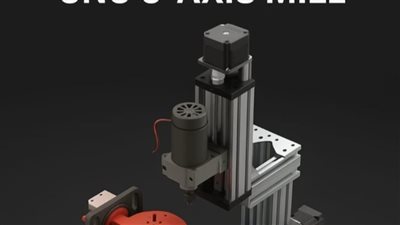 طلاب ميكاترونيكس بحلوان يبتكرون ماكينة CNC خماسية المحاور