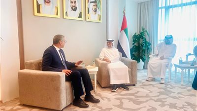 بدوي والمزروعي يبحثان سبل التعاون المصري الإماراتي