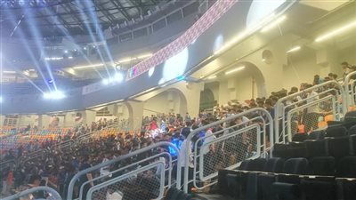 الجماهير تتوافد على مؤتمر حزب مستقبل وطن لدعم مرشحيه بانتخابات الشيوخ