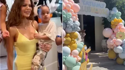 كلوي كارداشيان وتريستان تومسون يحتفلان بعيد ميلاد ابنهما تاتوم 