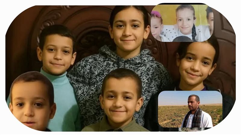 أطفال المنيا ووالدهم