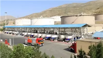 فيديو يوثق لحظة اندلاع الحريق في منشأة نفط غرب طهران