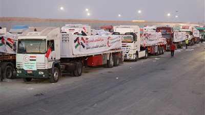 استمرار تدفق المساعدات لغزة لليوم الرابع وسط عراقيل إسرائيلية| فيديو