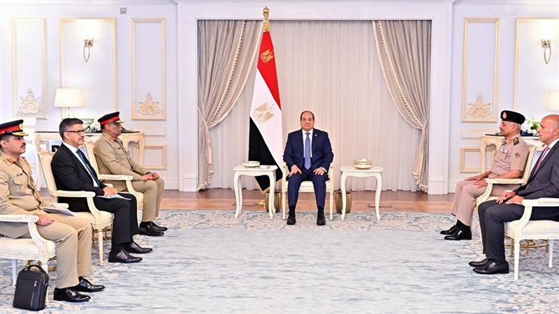 جانب من لقاء الرئيس