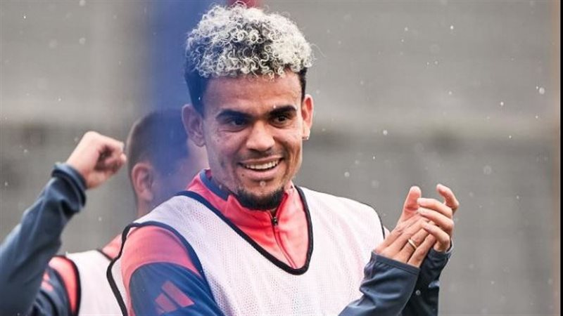 لويس دياز في تدريبات