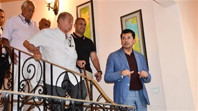 وزير الرياضة يتفقد نادي السيارات والرحلات المصري بالعلمين