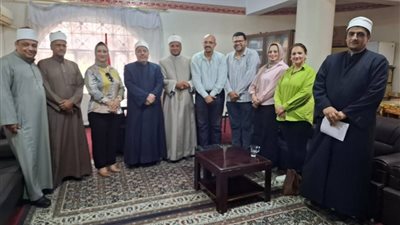 وكيل أوقاف البحيرة يستقبل وفد اتحاد «بشبابها» لتفعيل مبادرة «مساجدنا حياة»