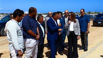 التنمية المحلية تتفقد أعمال توسعة وتطوير المدخل الغربي لمدينة الحمام