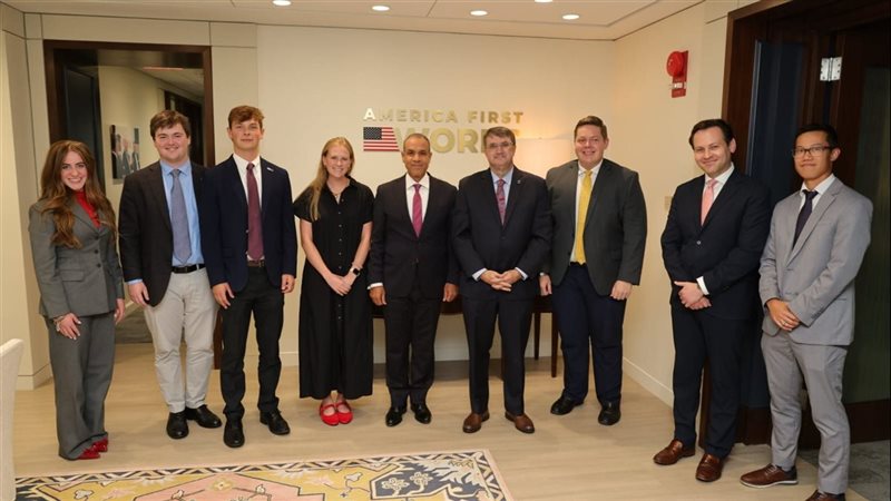 جانب من مشاركة وزير