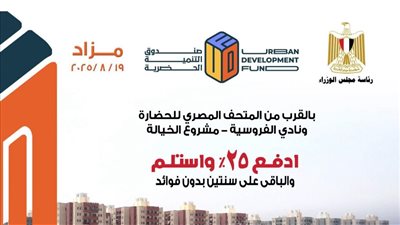 صندوق التنمية الحضرية يطرح وحدات تجارية وإدارية للبيع في مزاد بمصر القديمة