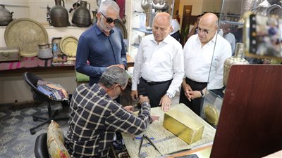 محافظ القاهرة يتفقد الأعمال الجارية بمشروع تطوير منطقة القاهرة التاريخية