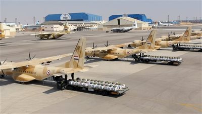 مصر تواصل أعمال الإسقاط الجوى للمساعدات الإنسانية على قطاع غزة
