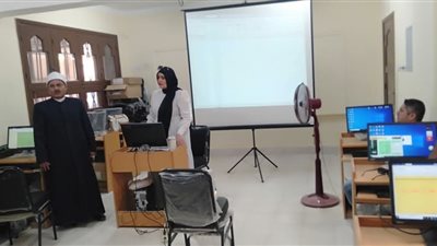 تنمية مهارات العاملين: استمرار الأسبوع الثاني من تدريب الحاسب الآلي بالسويس